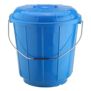 Bucket With Lid And Steel Handle