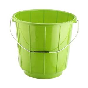 Bucket With Steel Handle